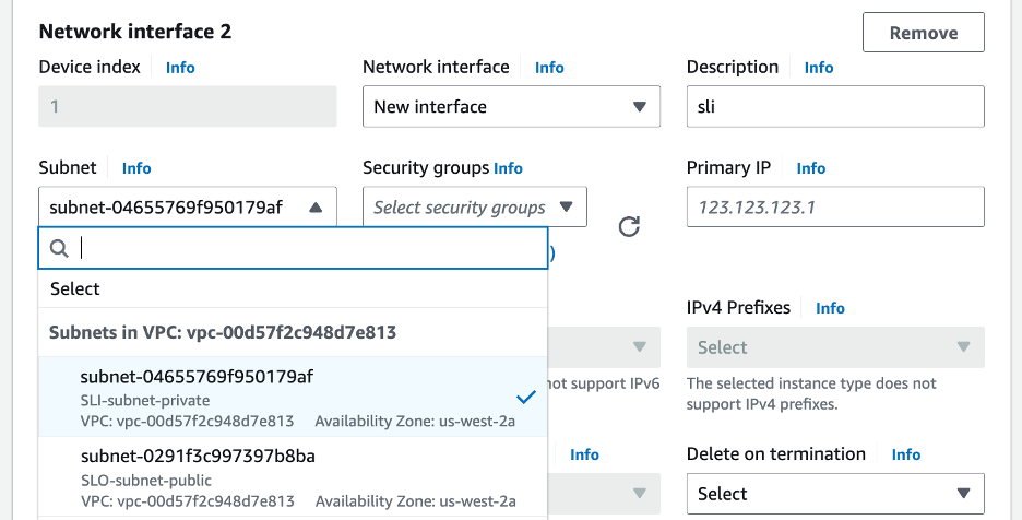 Figure: Configure Network Interface 2
