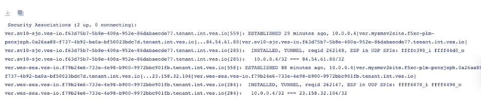Figure: Command Output